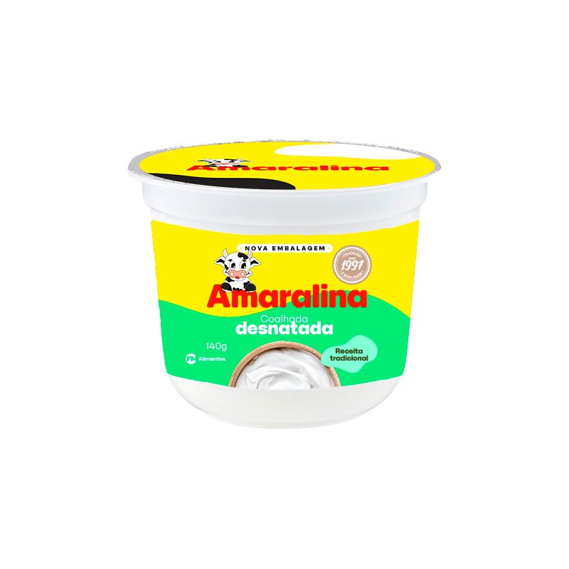 2COALHADA DESNATADA 140G - pote