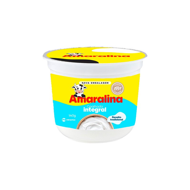 2COALHADA INTEGRAL 140G - pote