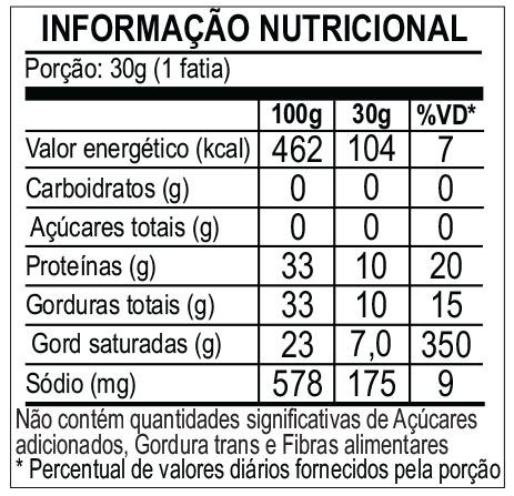 queijo colonial fracionado